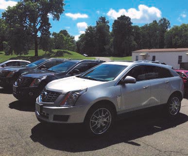 These equipped vehicles are prepped for a speed harmonization test drive.