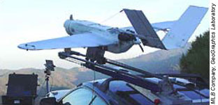 Unmanned aerial vehicle   (Photo Credit: MLB Company, GeoGraphics Laboratory)