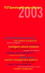 Cover of the ITS/Operations Resource Guide 2003.