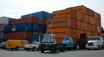 Future seminars will present the perspectives of freight users and providers in moving intermodal freight, such as the containers shown in this picture.