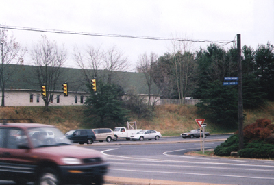 Photo: Traffic at a signal-controlled intersection.
