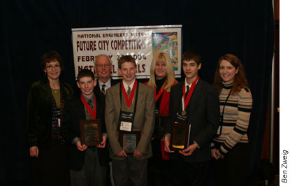 FHWA Future City Transportation Award recipient team
