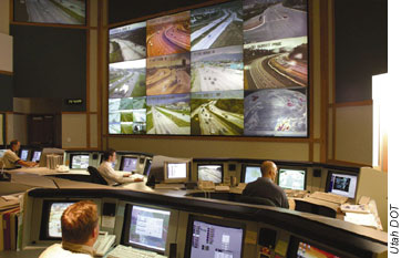 Utah DOT control room