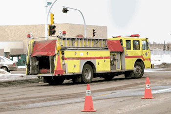 A photo of a Firetruck