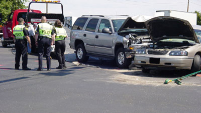 During the recent ITE Annual Meeting and Exhibit, FHWA and AASHTO sponsored two road safety forums that enabled transportation specialists from around the world to share their successful strategies for improving road safety and preventing crashes such as the own shown above.