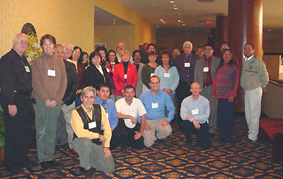 A group photo: Representatives from FHWA, TDOT, Native American tribes with interests in Tennessee, the U.S. Institute for Environmental Conflict Resolution, and other organizations that attended the "Tennessee Tribal Consultation Workshop" in Tulsa, OK