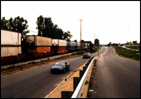 Projects such as these double-stacked train cars