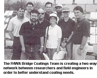 Photo of the FHWA Bridge Coatings Team 