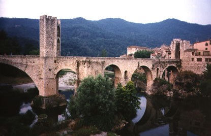 Workshop participants visited the medieval village of Besalu, north of Barcelona 