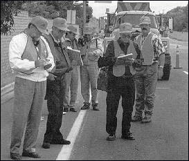 participants in the pavement training course