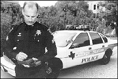 pen-based computer being used by a police officer