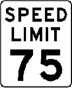 Speed Limit 75