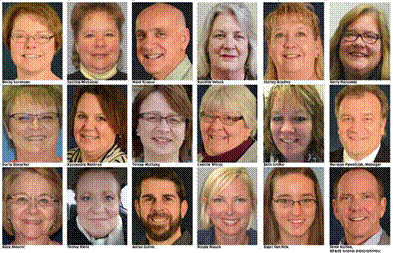 This is a collection of 18 headshots, one for each of the staff members who participated on Wisconsin DOT's READS Bureau and Regional Team.