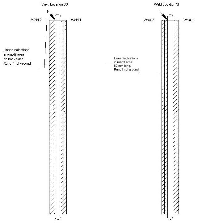 Sketch: Weld Locations 3G and 3H