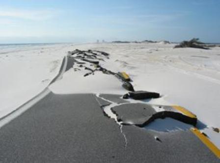 Fort Pickens Road, Santa Rosa Island, FL. (Before)