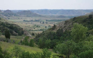 North Dakota Badlands, Theodore Roosevelt National Park.