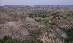 North Dakota Badlands, Theodore Roosevelt National Park.