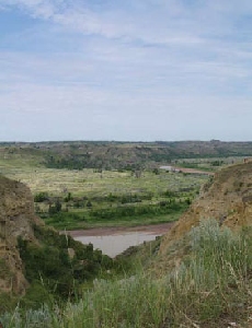 Little Missouri River overlook, Theodore Roosevelt National Park