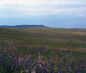 Rainy Buttes near the Cannonball River, North Dakota.