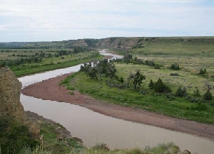 Little Missouri River, Theodore Roosevelt National Park.