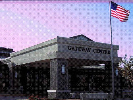 A photo of the Gateway Center in Collinsville, Illinois, where the November 5-6, 2008 Illinois Tribal Consultation Workshop was held. 
