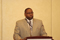 U&GP Program Manager, Mr. Henry C. Murdaugh providing comments at Innovative Doctoral Research Showcase