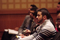 Eisenhower Fellow listens during Innovative Doctoral Research Showcase