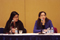 Eisenhower Fellow answers question during Innovative Doctoral Research Showcase