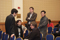 Eisenhower Fellows chat during break