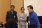 Eisenhower Fellows chat during break