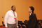 U&GP Program Analyst, Gerald Hill speaks with Eisenhower Recipient