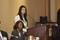 Eisenhower Fellow Casey Moore presents during Eisenhower Research Showcase