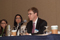 Eisenhower Fellow Lawson Bordley answers question during Eisenhower Research Showcase