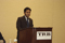 Eisenhower Fellow Mohammed Ilias presents during Eisenhower Research Showcase