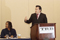 Eisenhower Fellow Hector Hernandez presents during Eisenhower Research Showcase