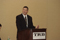 Eisenhower Fellow Nathaniel Sobin presents during Eisenhower Research Showcase