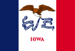 Iowa state flag