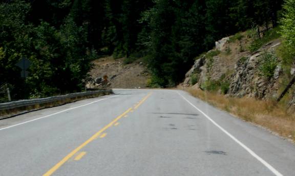 photo of a two lane road