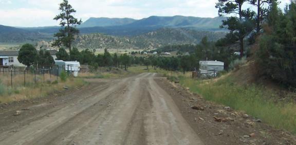 photo of a dirt road