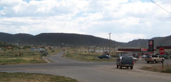 photo of a four way intersection