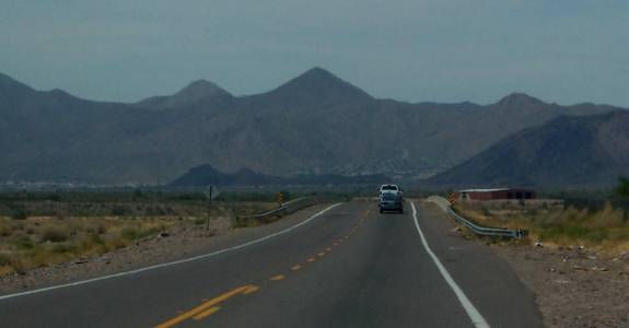 photo of a two lane road