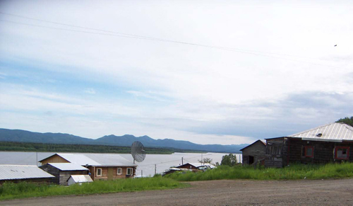 Image of the Yukon River at Ruby Alaska