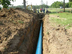 Utility Relocation along the Ambassador Caffery Parkway