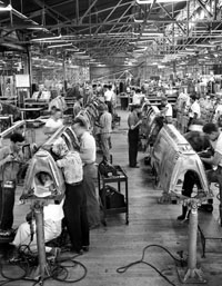 Photo: Women workers at Boeing.